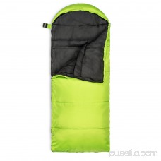 Lucky Bums Youth Muir Sleeping Bag 40°F/5°C with Digital Accessory Pocket and Carry Bag, Kryptek Highlander